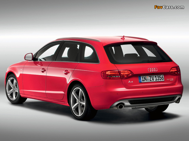 Pictures of Audi A4 3.0 TDI quattro Avant B8,8K (2008–2011) (640 x 480)