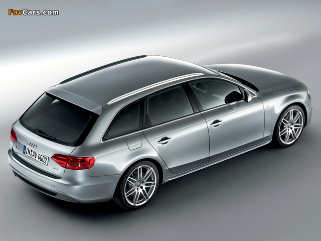 Pictures of Audi A4 1.8T S-Line Avant B8,8K (2008–2011) (640 x 480)