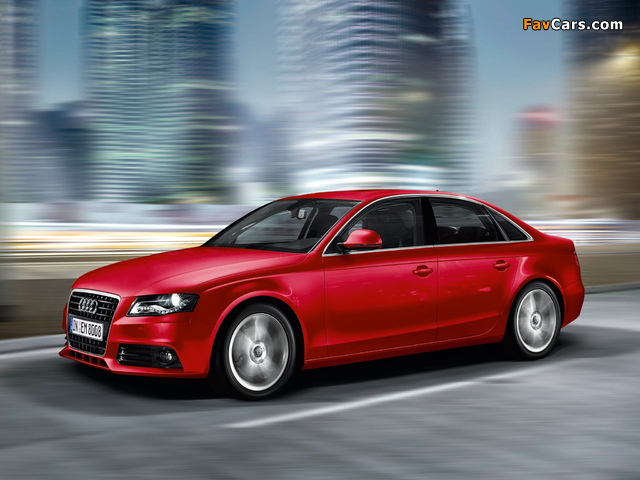 Pictures of Audi A4 2.0 TDIe Sedan B8,8K (2009–2011) (640 x 480)