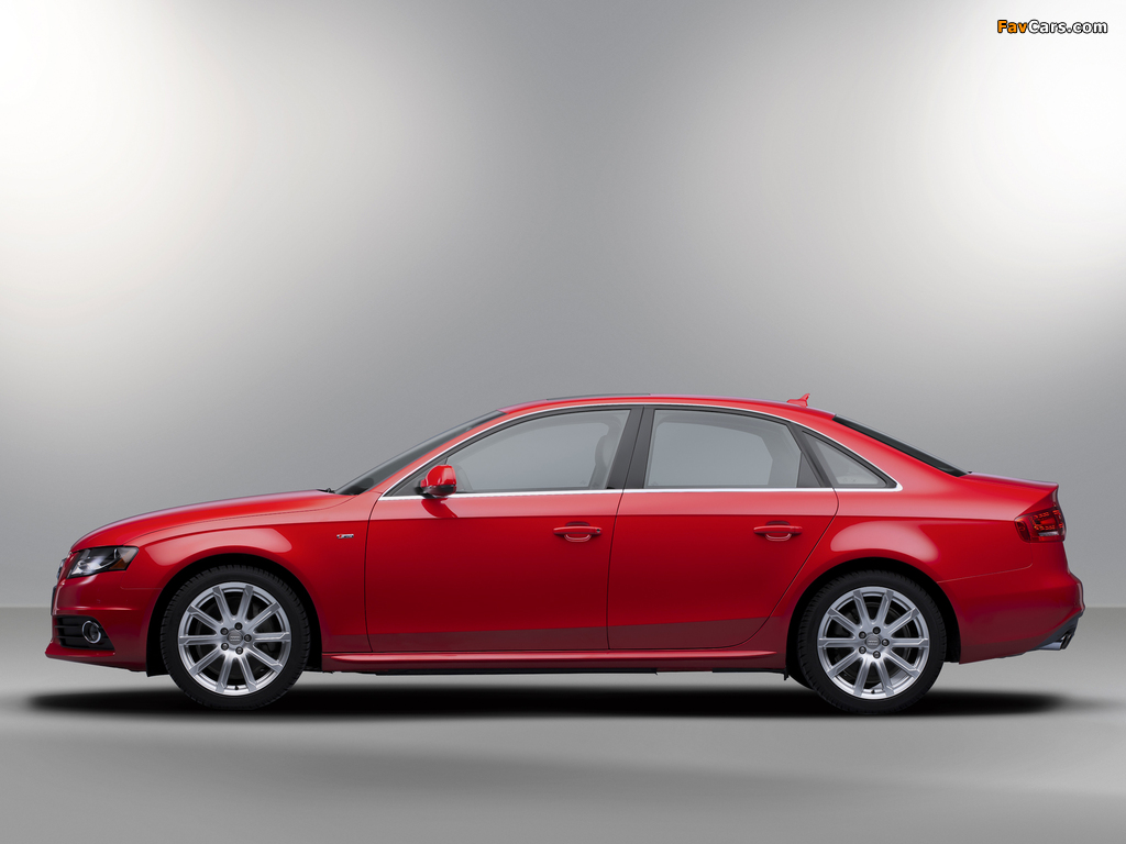 Pictures of Audi A4 2.0T quattro S-Line Sedan US-spec B8,8K (2009–2011) (1024 x 768)