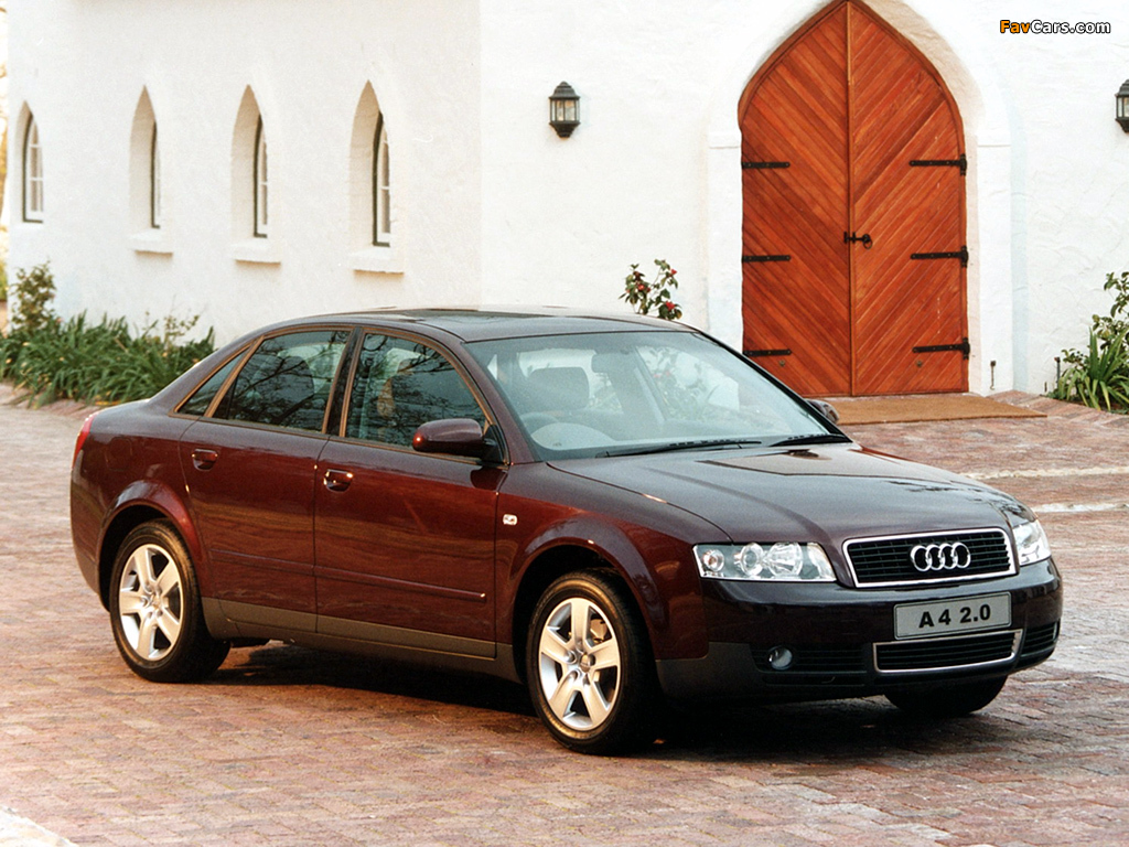 Audi A4 2.0 Sedan ZA-spec B6,8E (2000–2004) wallpapers (1024 x 768)