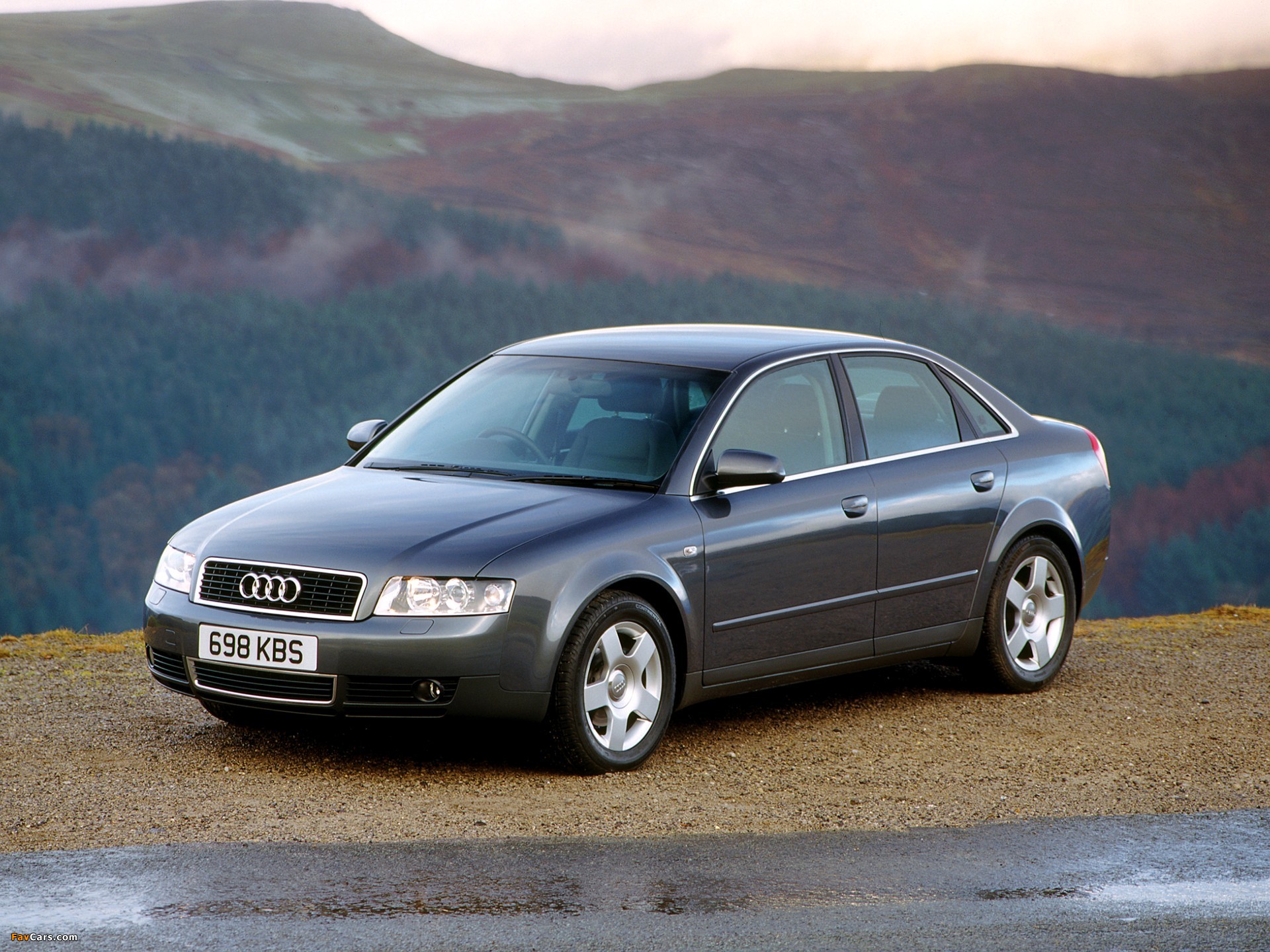 Audi A4 2.0 FSI Sedan UK-spec B6,8E (2000–2004) wallpapers (1920 x 1440)