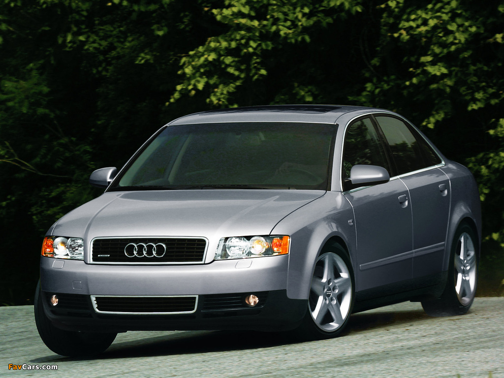 Audi A4 Sedan US-spec B6,8E (2000–2004) wallpapers (1024 x 768)