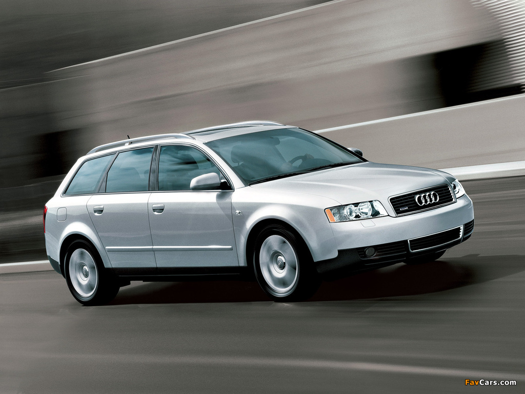 Audi A4 Avant US-spec B6,8E (2001–2004) wallpapers (1024 x 768)