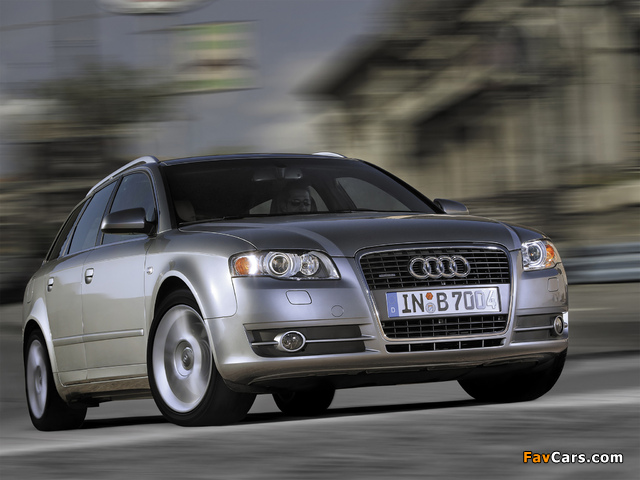 Audi A4 3.2 TDI quattro Avant B7,8E (2004–2008) wallpapers (640 x 480)