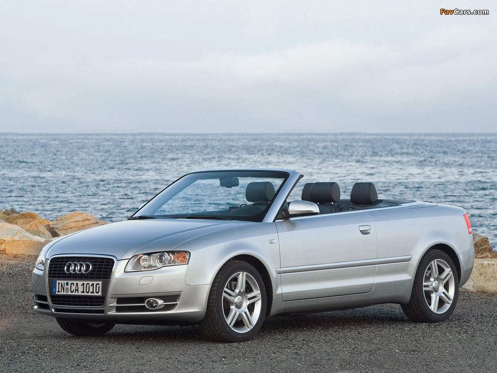 Audi A4 2.0T Cabrio B7,8H (2005) wallpapers (1024 x 768)