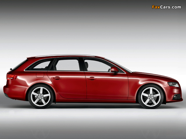 Audi A4 2.0 TDI Avant B8,8K (2008–2011) wallpapers (640 x 480)