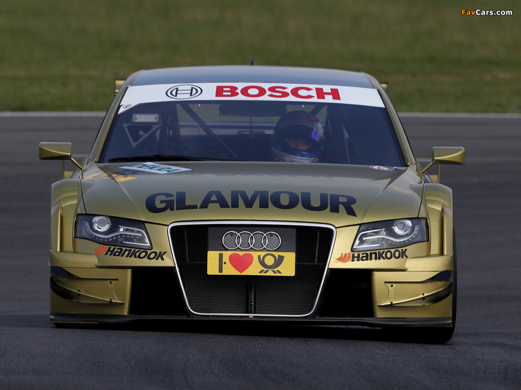 Audi A4 DTM B8,8K (2008–2011) wallpapers (1024 x 768)