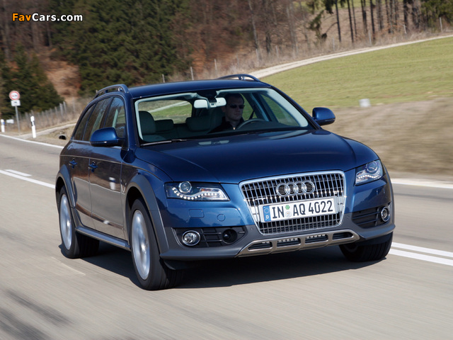 Audi A4 Allroad 3.0 TDI quattro B8,8K (2009–2011) wallpapers (640 x 480)