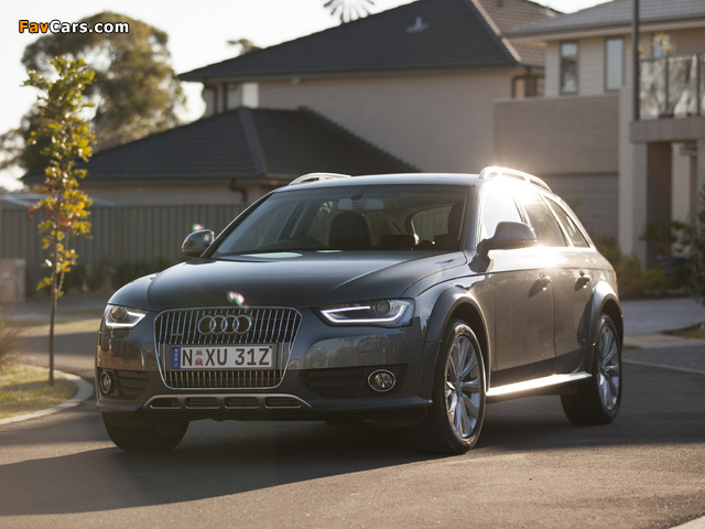 Audi A4 Allroad 2.0 TDI quattro AU-spec (B8,8K) 2012 wallpapers (640 x 480)