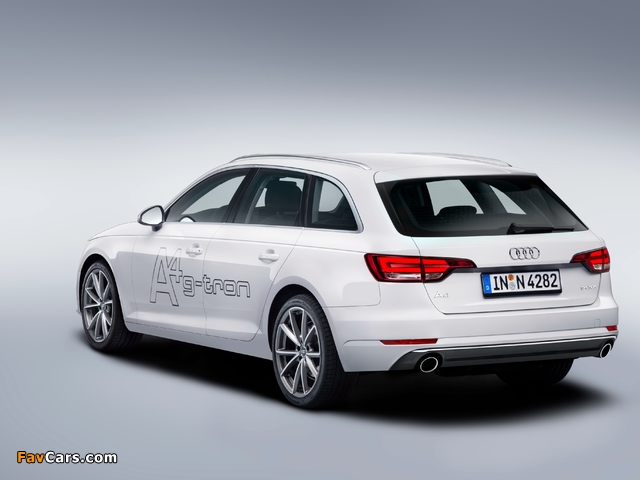 Audi A4 Avant g-tron (B9) 2017 wallpapers (640 x 480)