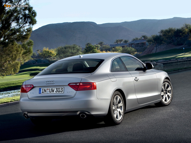 Audi A5 2.7 TDI Coupe 2007–11 images (800 x 600)