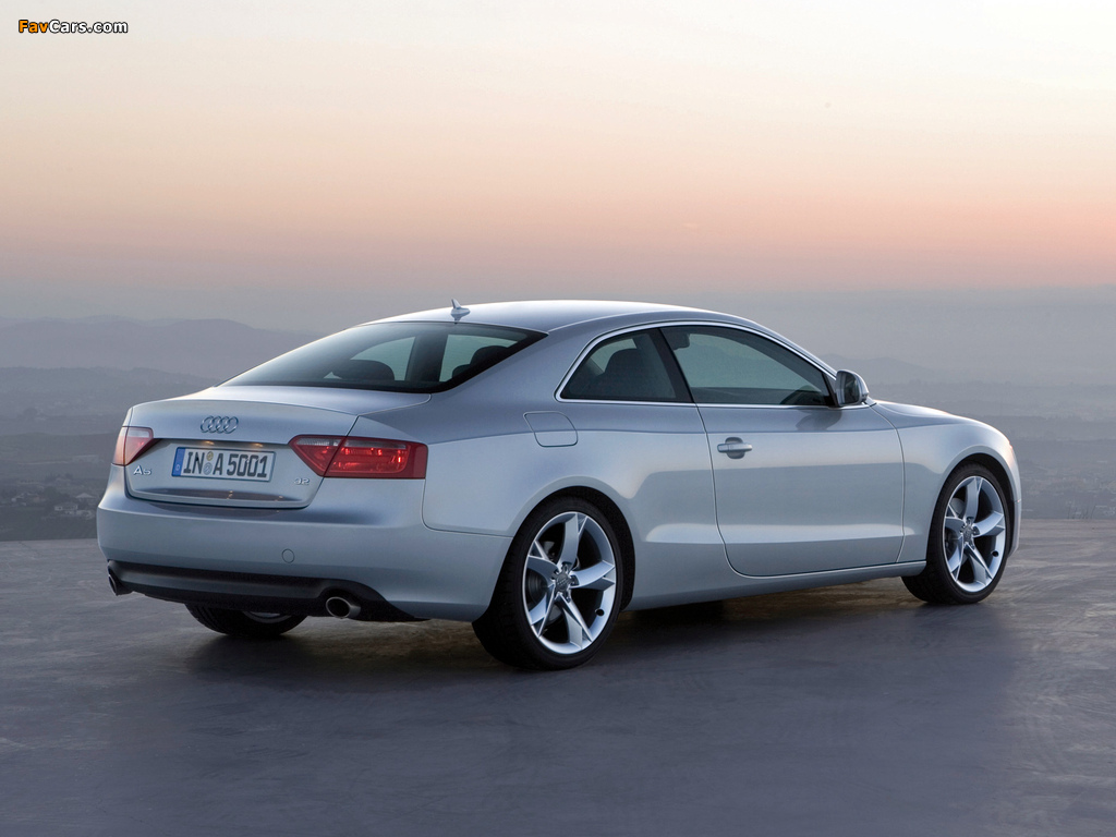 Audi A5 3.2 Coupe 2007–11 images (1024 x 768)