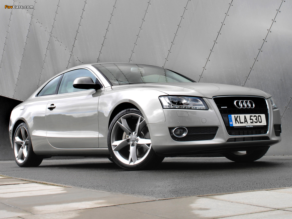 Audi A5 3.0 TDI quattro Coupe UK-spec 2007–11 images (1024 x 768)