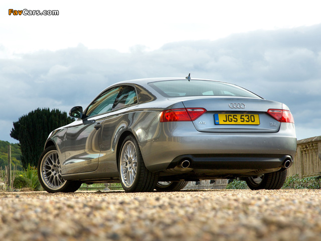Audi A5 3.2 Coupe UK-spec 2007–11 pictures (640 x 480)