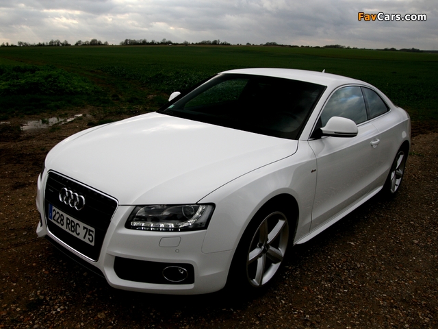 Audi A5 3.0 TDI quattro Coupe 2007–11 pictures (640 x 480)