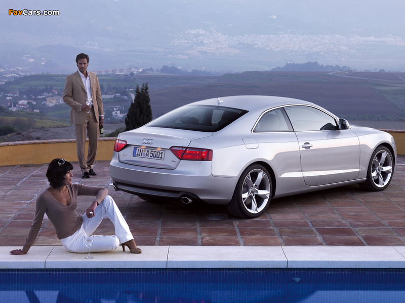 Audi A5 3.2 Coupe 2007–11 wallpapers (800 x 600)