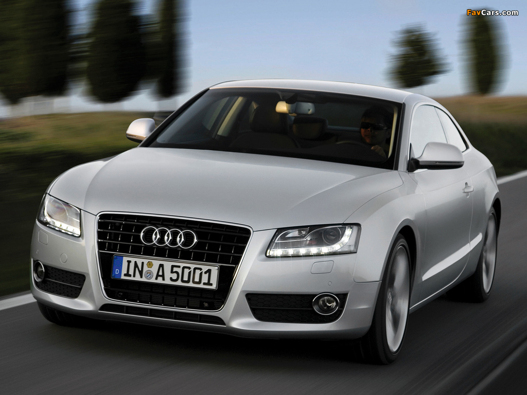 Audi A5 3.2 Coupe 2007–11 wallpapers (1024 x 768)