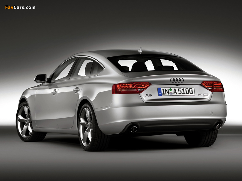 Audi A5 Sportback 3.0 TDI quattro 2009–11 images (800 x 600)