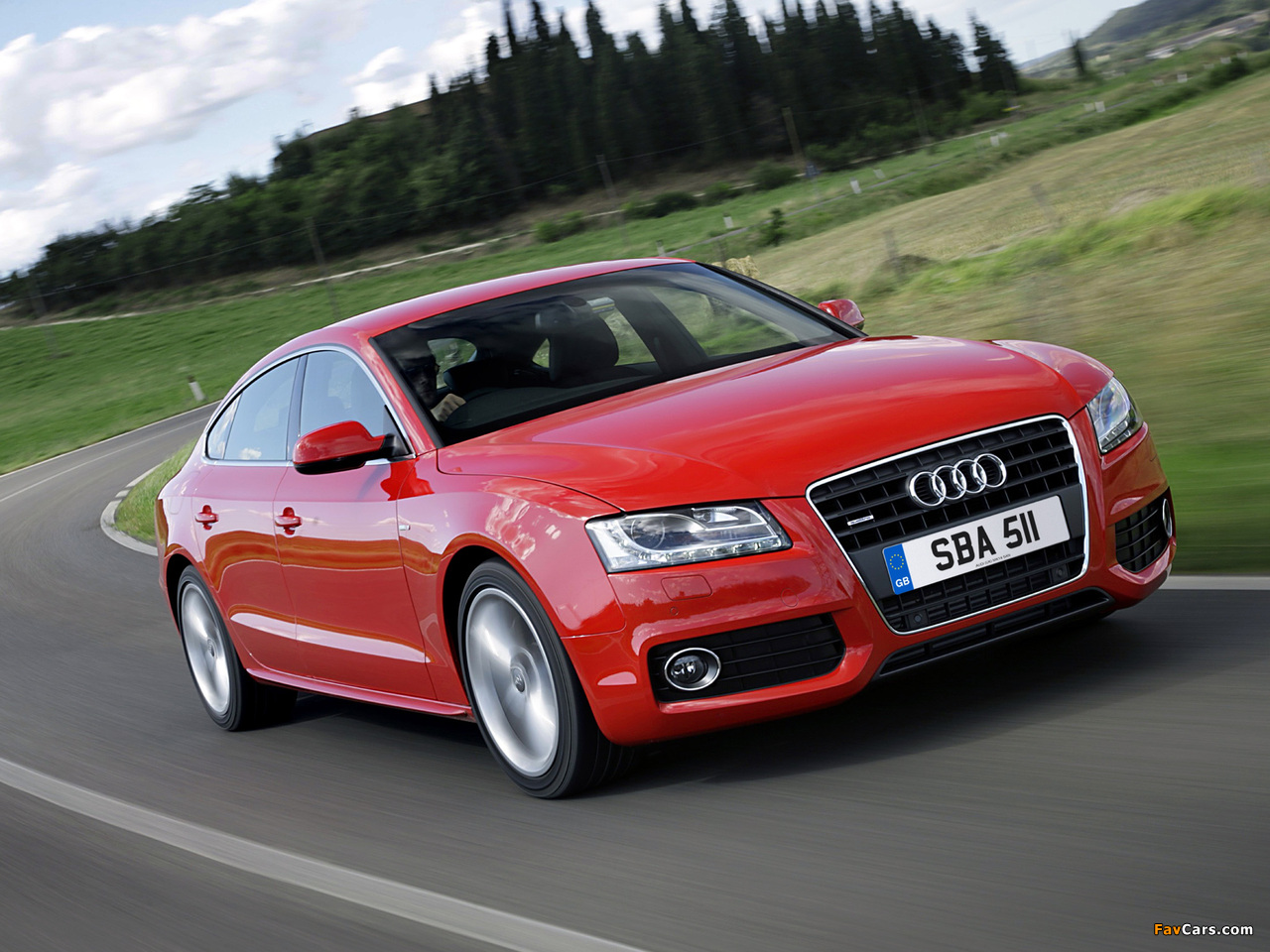 Audi A5 Sportback 2.0T S-Line UK-spec 2009–11 photos (1280 x 960)