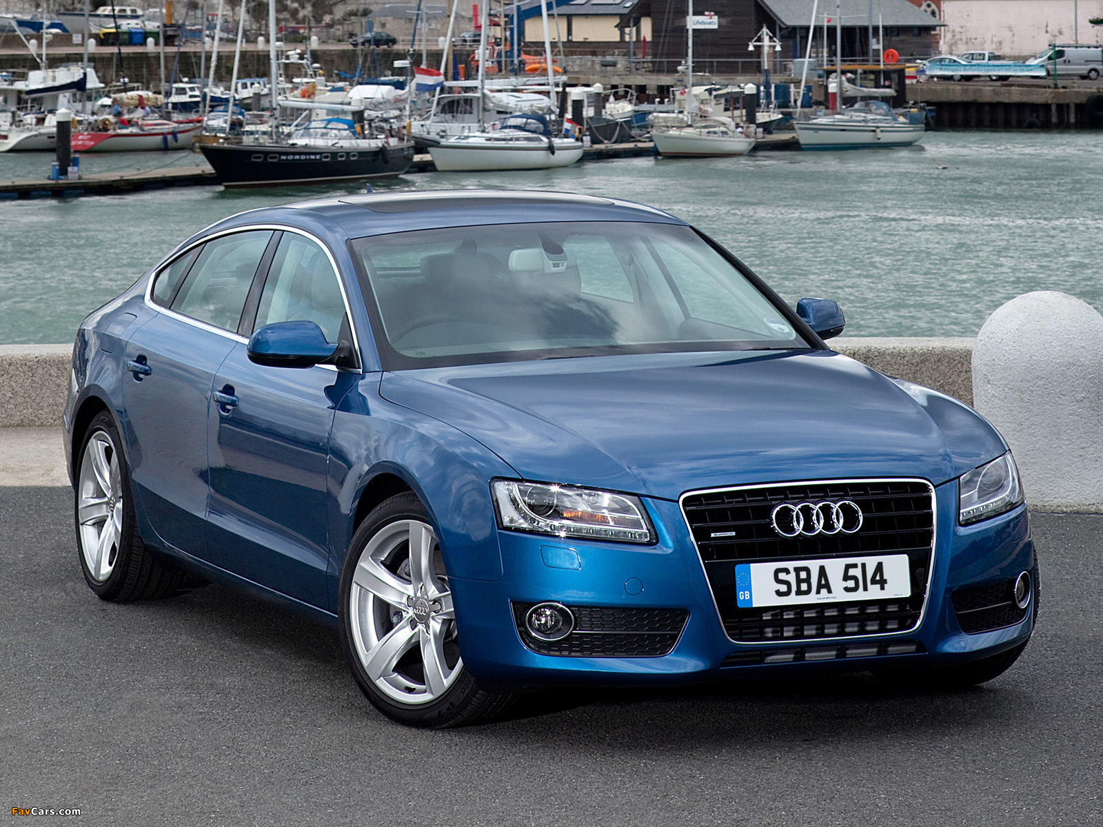 Audi A5 Sportback 3.0 TDI quattro UK-spec 2009–11 photos (1600 x 1200)