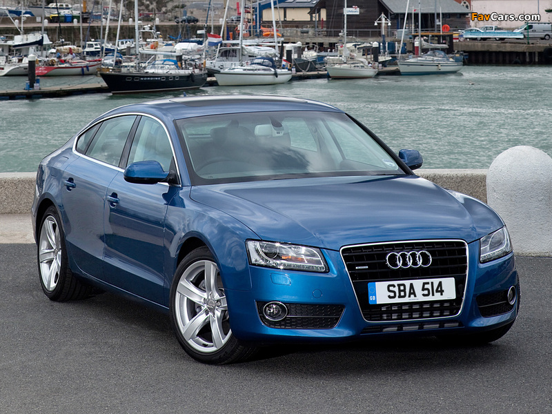 Audi A5 Sportback 3.0 TDI quattro UK-spec 2009–11 photos (800 x 600)