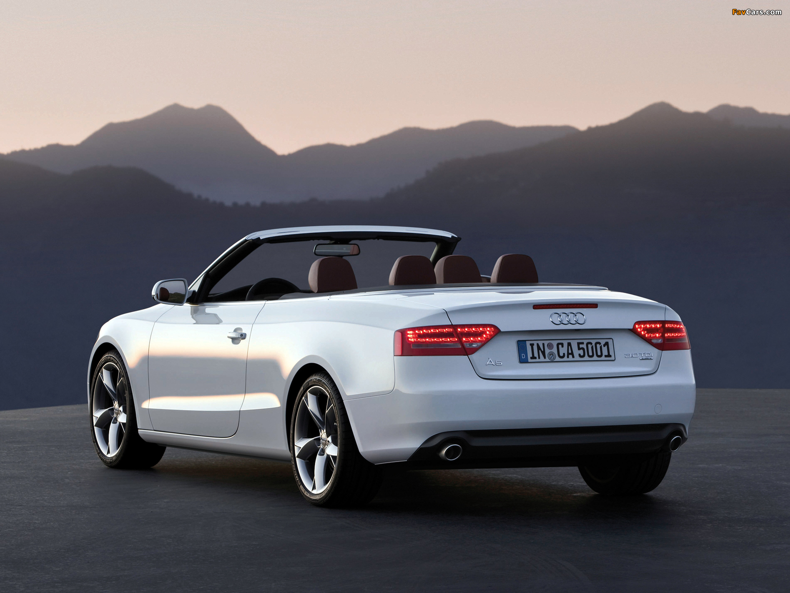 Audi A5 3.0 TDI Cabriolet 2009–11 pictures (1600 x 1200)