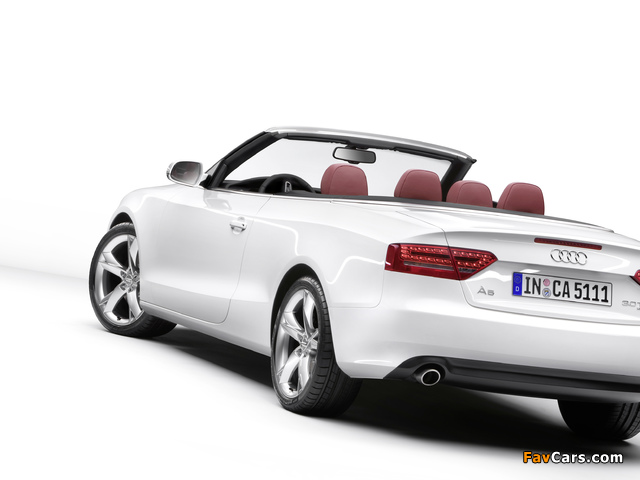 Audi A5 3.0 TDI Cabriolet 2009–11 pictures (640 x 480)