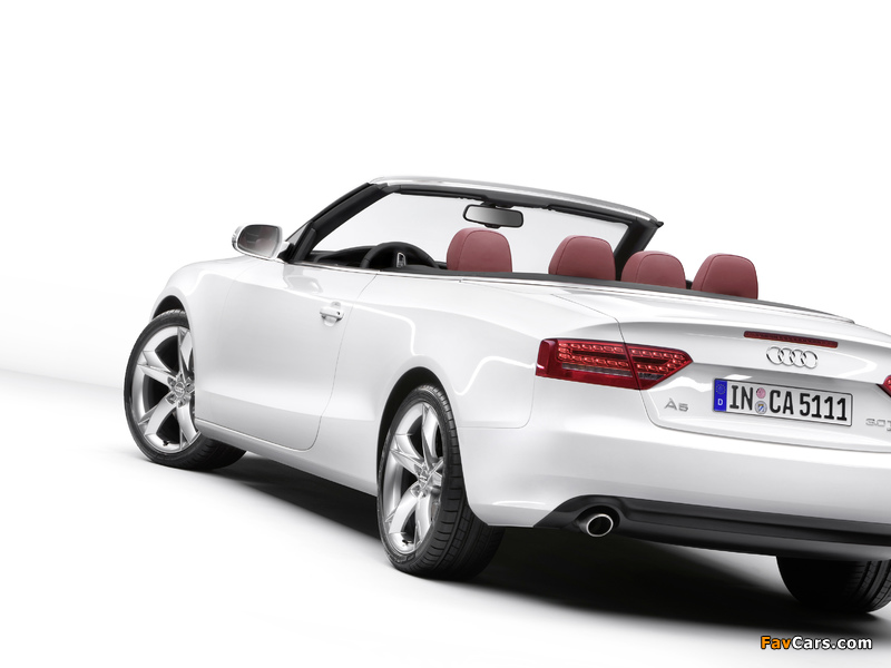 Audi A5 3.0 TDI Cabriolet 2009–11 pictures (800 x 600)