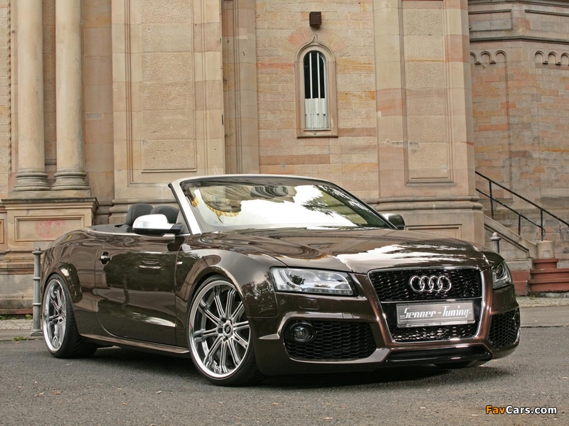 Senner Tuning Audi A5 Cabrio 2009–12 wallpapers (800 x 600)