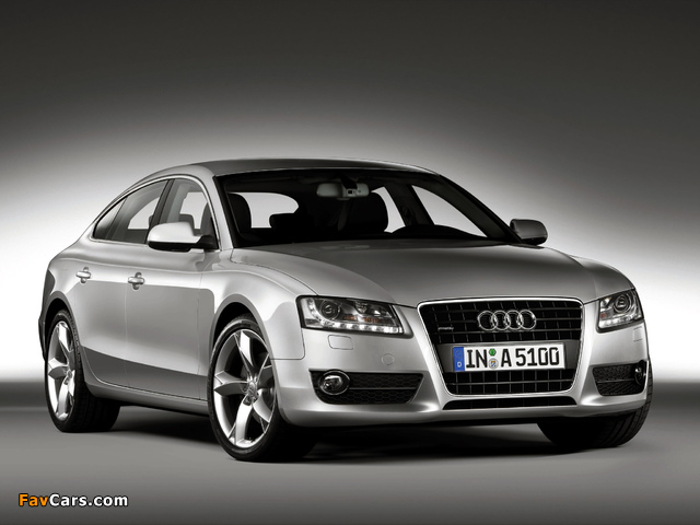 Audi A5 Sportback 3.0 TDI quattro 2009–11 wallpapers (640 x 480)