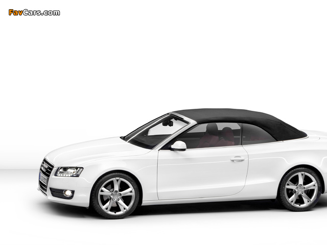 Audi A5 3.0 TDI Cabriolet 2009–11 wallpapers (640 x 480)