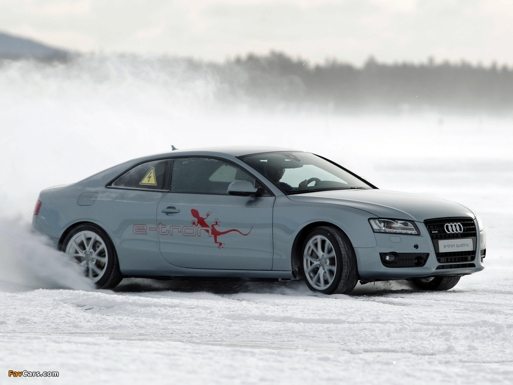Audi A5 e-Tron quattro Coupe Prototype 2011 photos (1024 x 768)