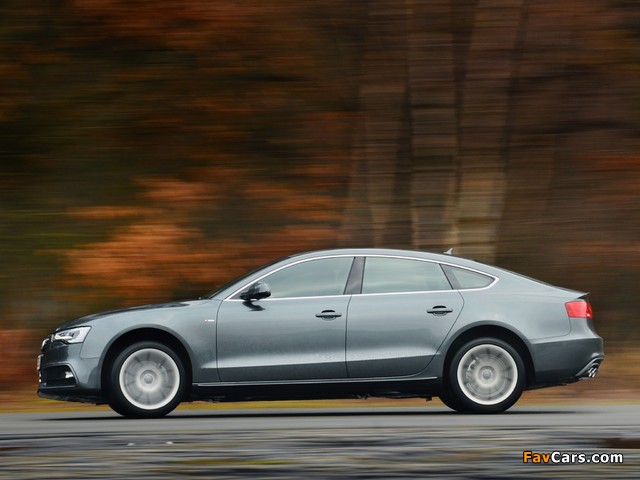 Audi A5 Sportback 3.0 TDI S-Line UK-spec 2011 pictures (640 x 480)