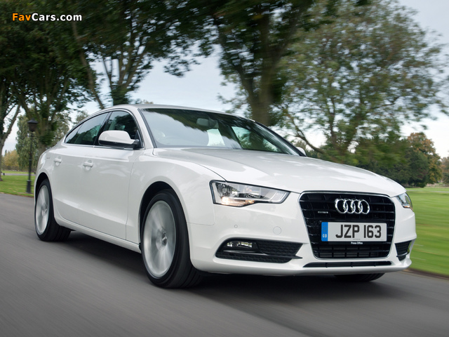 Audi A5 Sportback UK-spec 2012 photos (640 x 480)