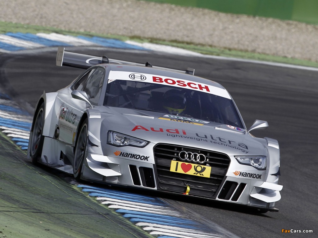 Audi A5 DTM Coupe 2012 wallpapers (1024 x 768)