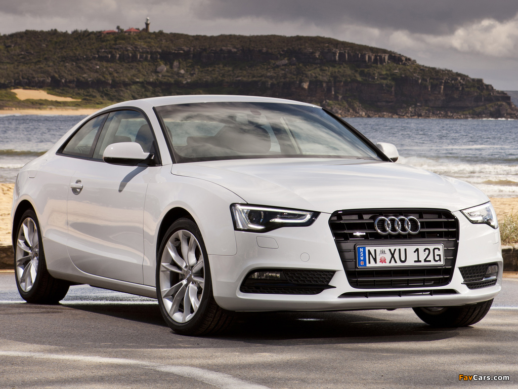 Audi A5 2.0T Coupe AU-spec 2012 wallpapers (1024 x 768)