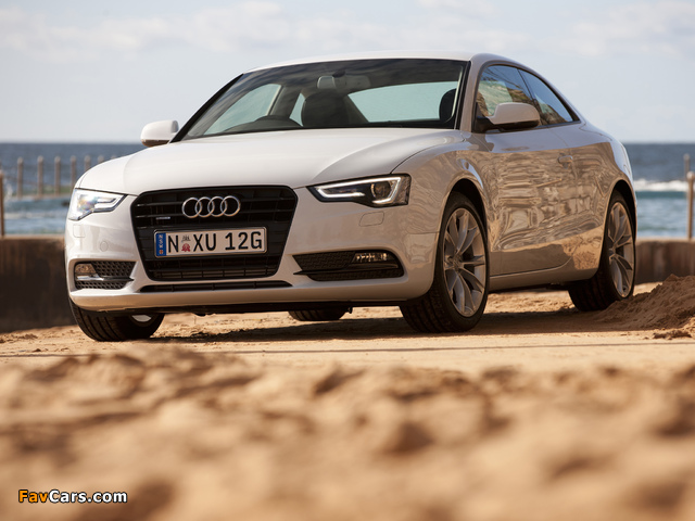 Audi A5 2.0T Coupe AU-spec 2012 wallpapers (640 x 480)