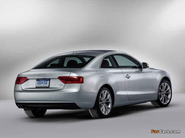 Audi A5 2.0T Coupe US-spec 2012 wallpapers (640 x 480)