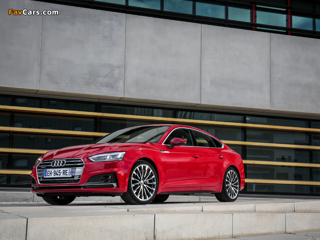 Audi A5 Sportback 2.0 TFSI quattro S line 2016 wallpapers (640 x 480)