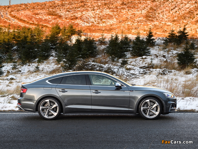 Audi S5 Sportback UK-spec 2017 images (640 x 480)