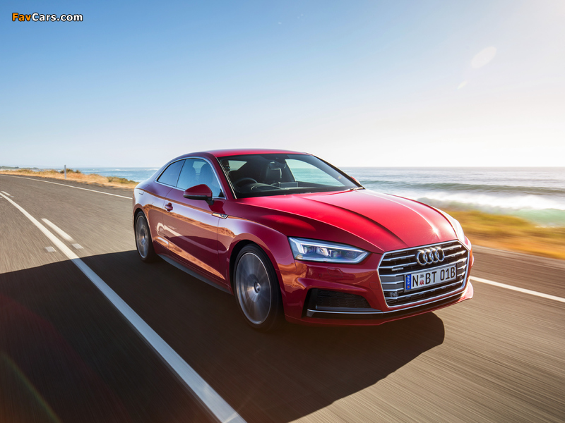 Audi A5 Coupé 2.0 TFSI quattro S Line AU-spec 2017 images (800 x 600)