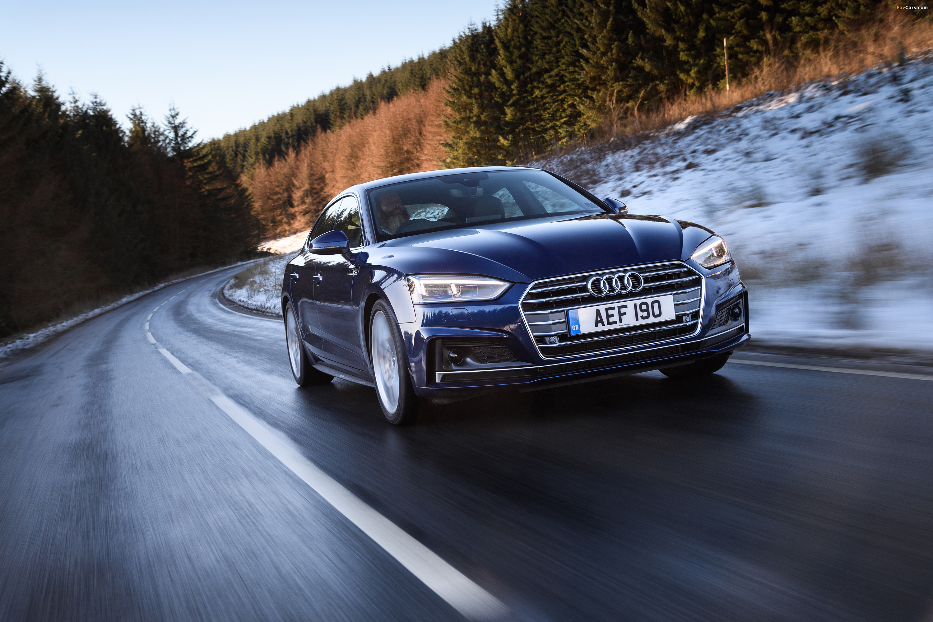 Audi A5 Sportback 2.0 TDI S line UK-spec 2017 wallpapers (3000 x 2000)