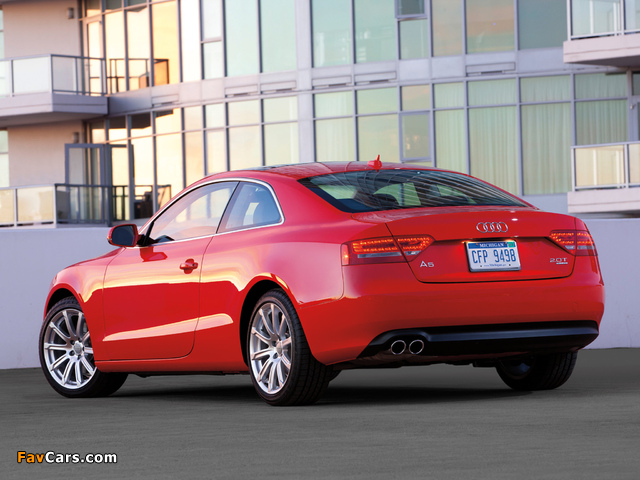 Images of Audi A5 2.0T Coupe US-spec 2007–11 (640 x 480)