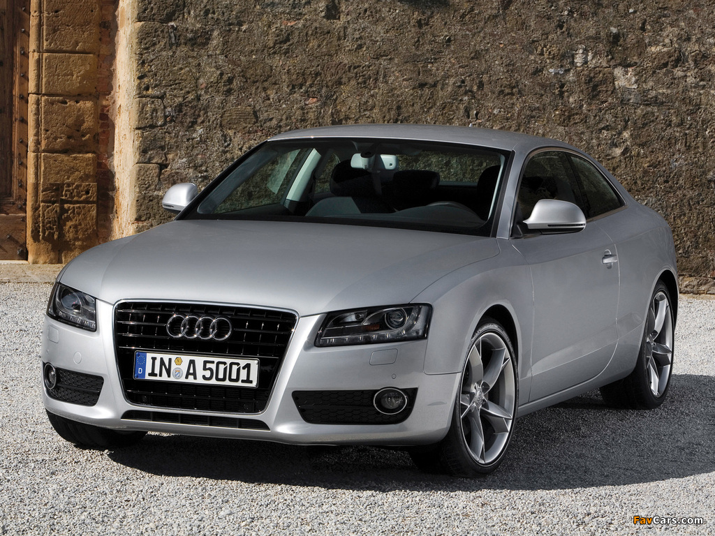 Images of Audi A5 3.2 Coupe 2007–11 (1024 x 768)