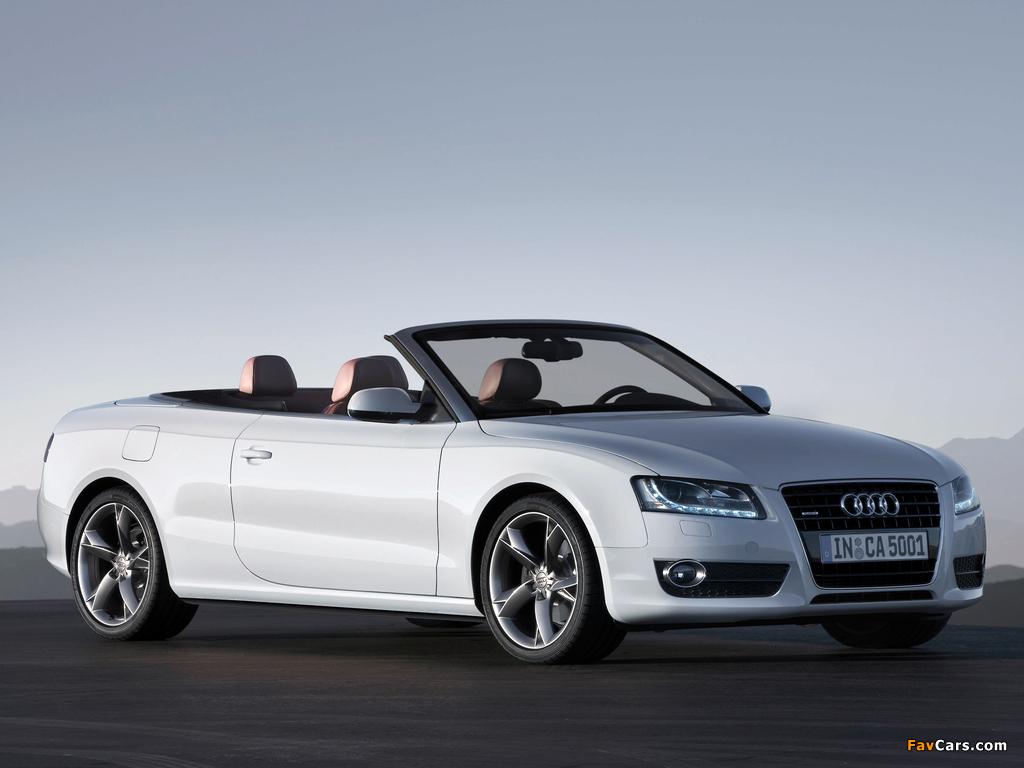 Images of Audi A5 3.0 TDI Cabriolet 2009–11 (1024 x 768)