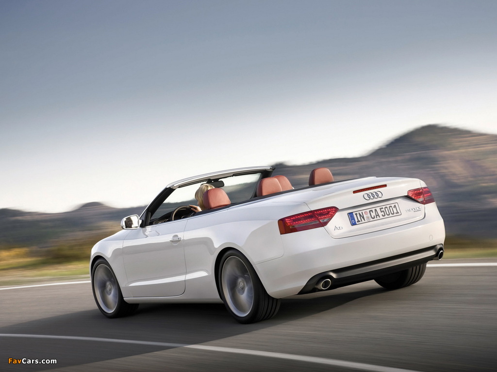 Images of Audi A5 3.0 TDI Cabriolet 2009–11 (1024 x 768)