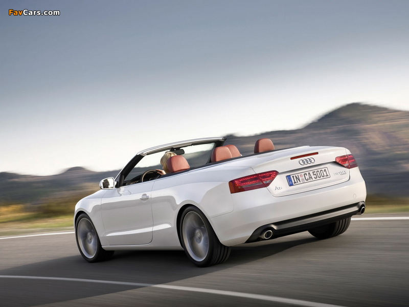 Images of Audi A5 3.0 TDI Cabriolet 2009–11 (800 x 600)