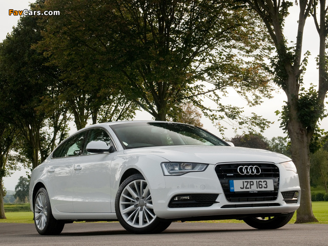 Images of Audi A5 Sportback UK-spec 2012 (640 x 480)