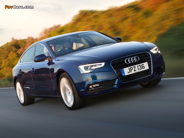 Images of Audi A5 Sportback 2.0 TDIe UK-spec 2012 (640 x 480)